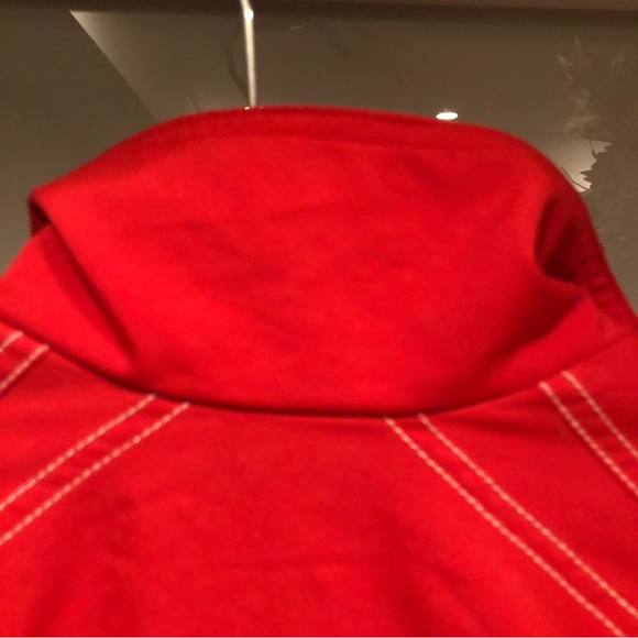 Vintage Y2K Nike Team Polyester Windbreaker Jacket in EUC Red & White - Picture 8 of 11